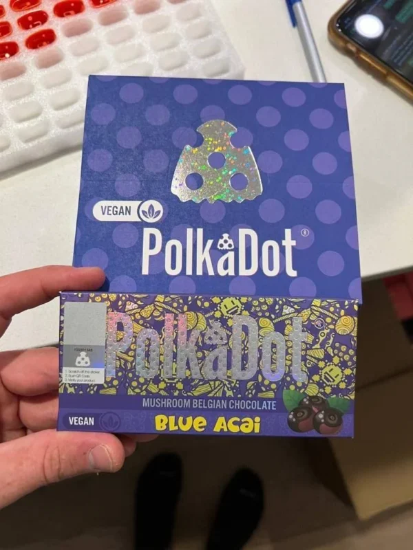 Polkadot Blue Acai Chocolate