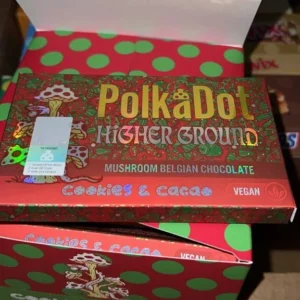 Polkadot Cookies and Cacao Chocolate